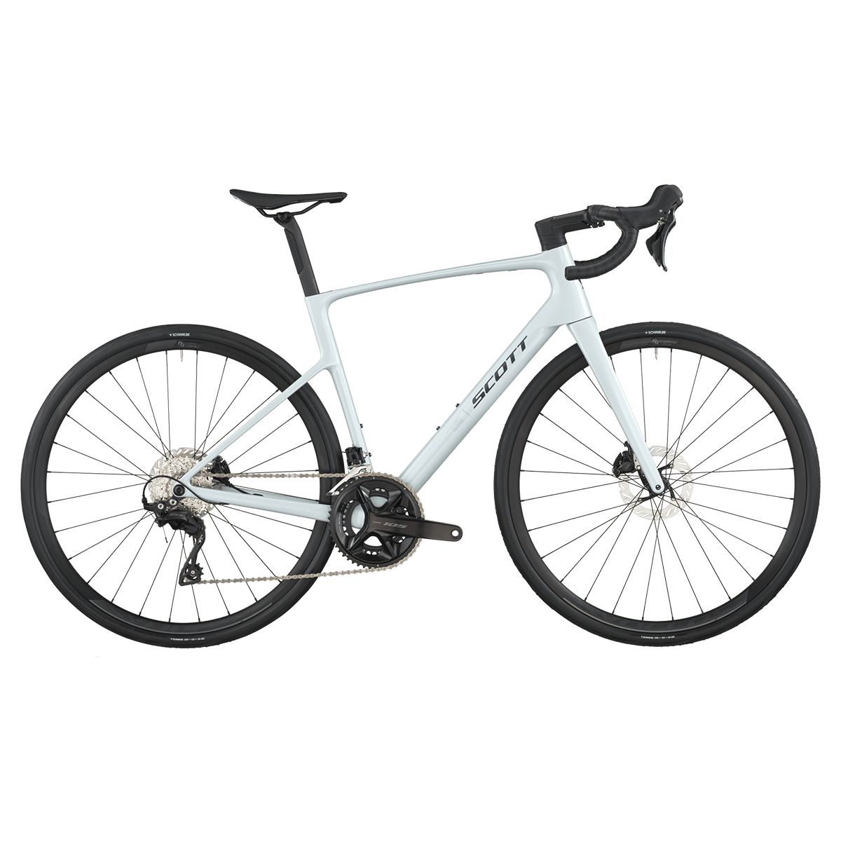 Scott Addict 50 - Blanc Cumulus
