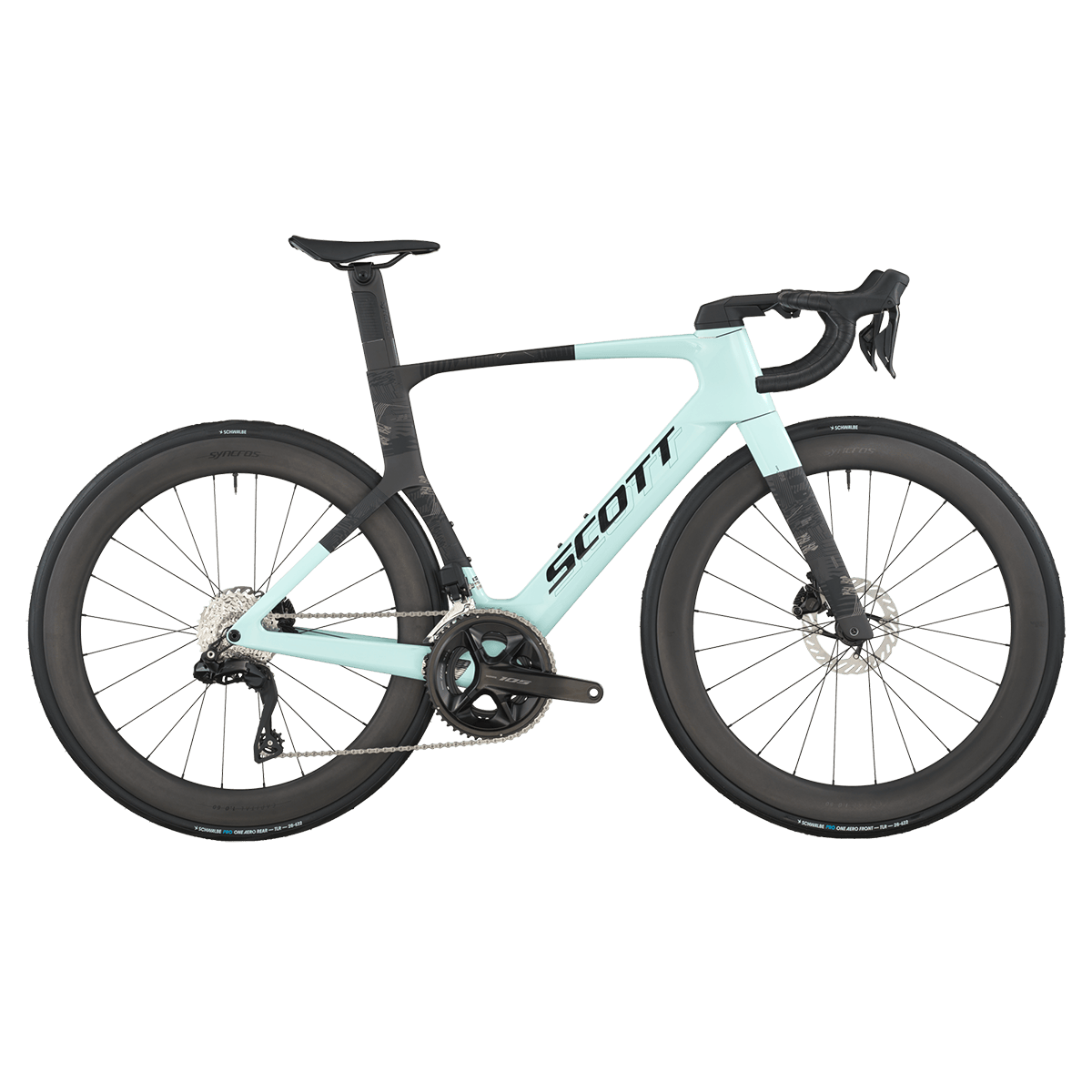 Scott Foil RC 20 - Bleu glace / Noir carbone