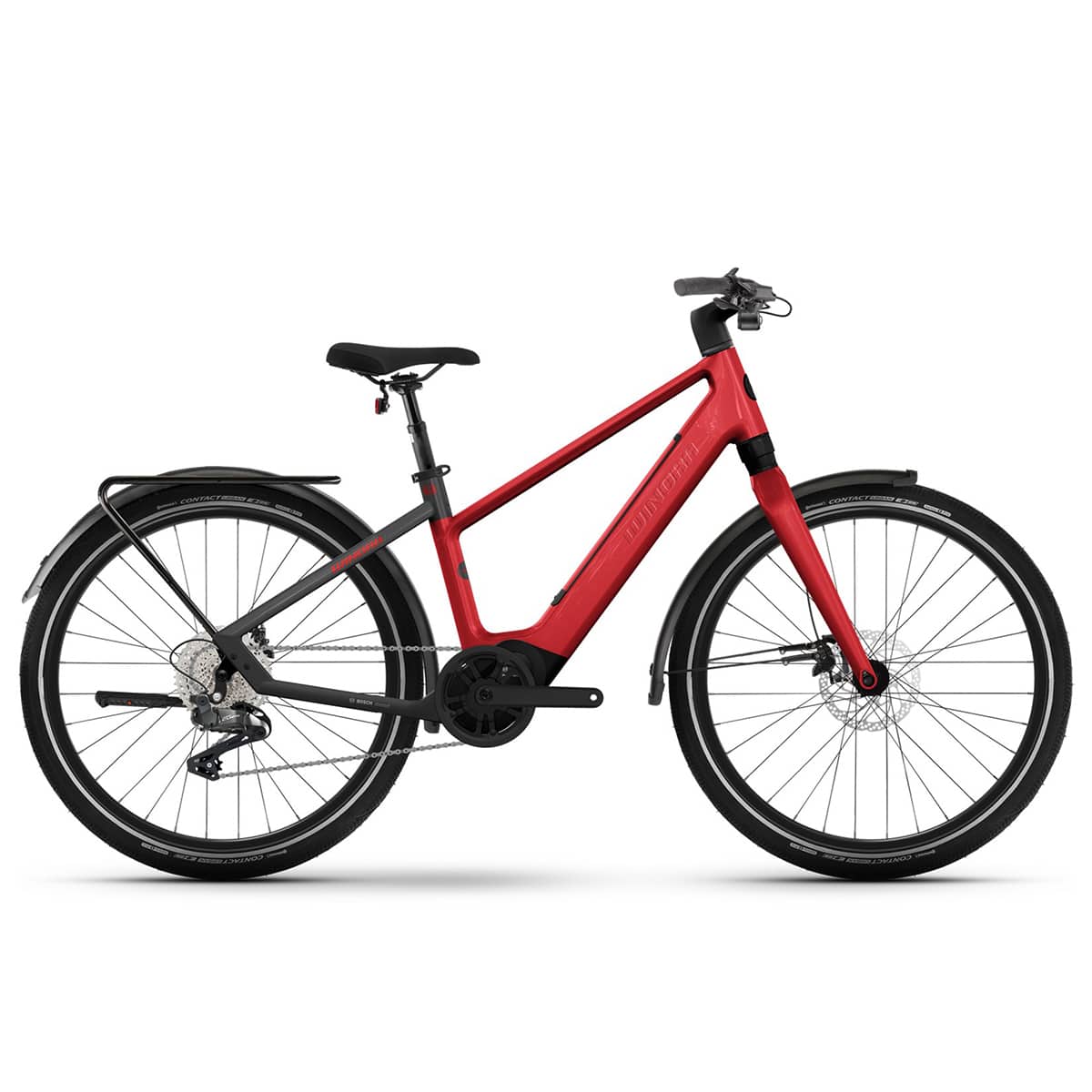 vélo électrique urbain Winora iRide Pure X10 High Crystal Red