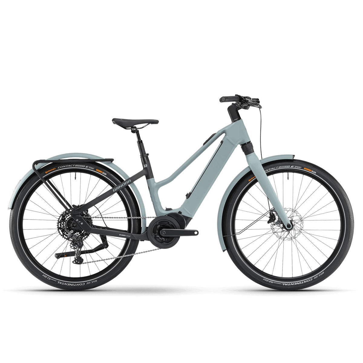 Winora iRide Pure X10 Low - Bleu Nil / Noir