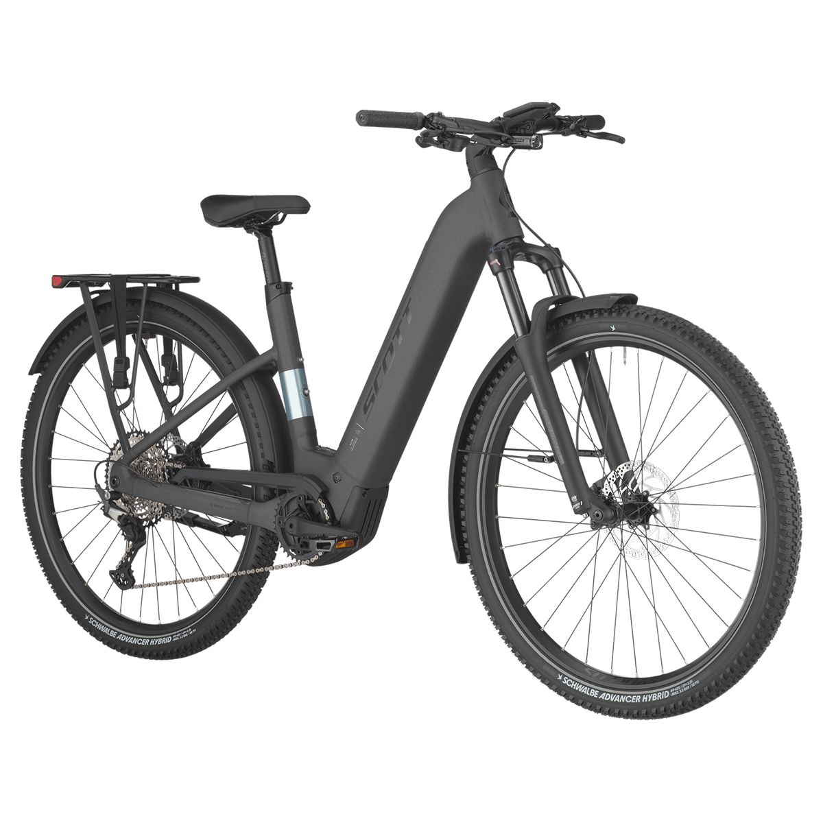 VTT éléctrique Scott Axis Wave 20 gris nuit