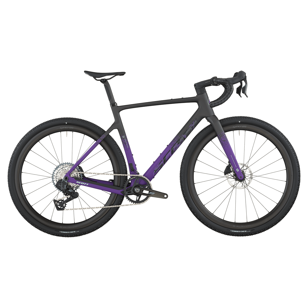 Scott Addict Gravel 20 - Noir / Indigo Purple