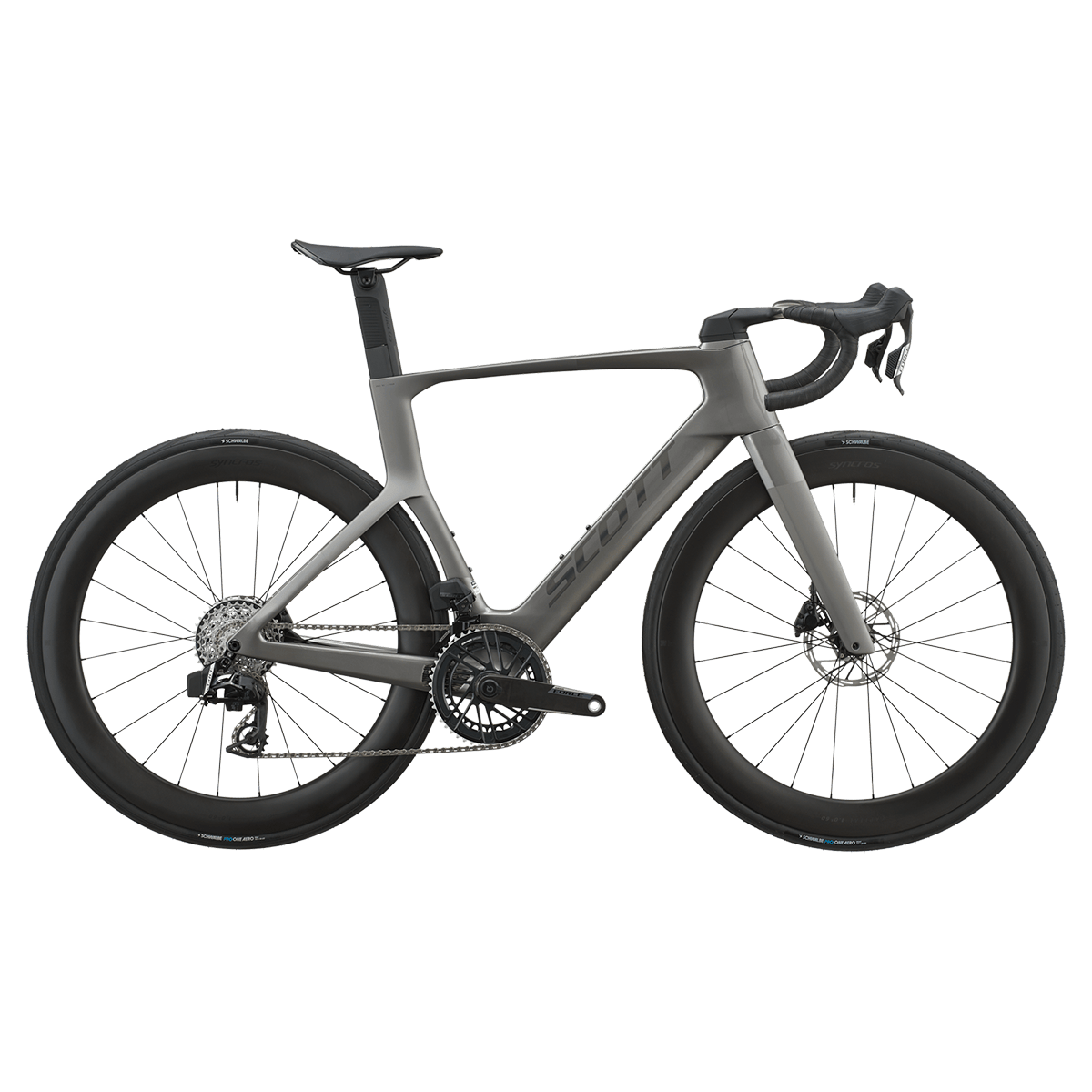 Scott Foil RC Team gris tungstène vélo route aéro